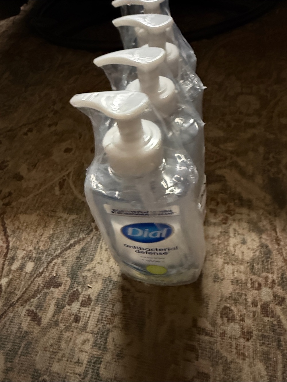 Dial Antibacterial Foaming Hand Soap - White Pump Bottles (Pack)